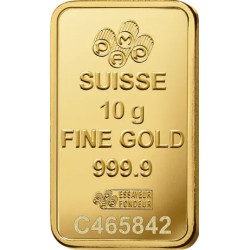 Zlatý zliatok 10 g PAMP Ruže