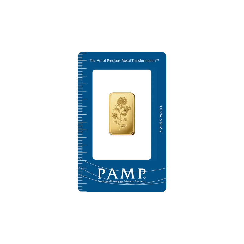 Zlatý zliatok 10 g PAMP Ruže