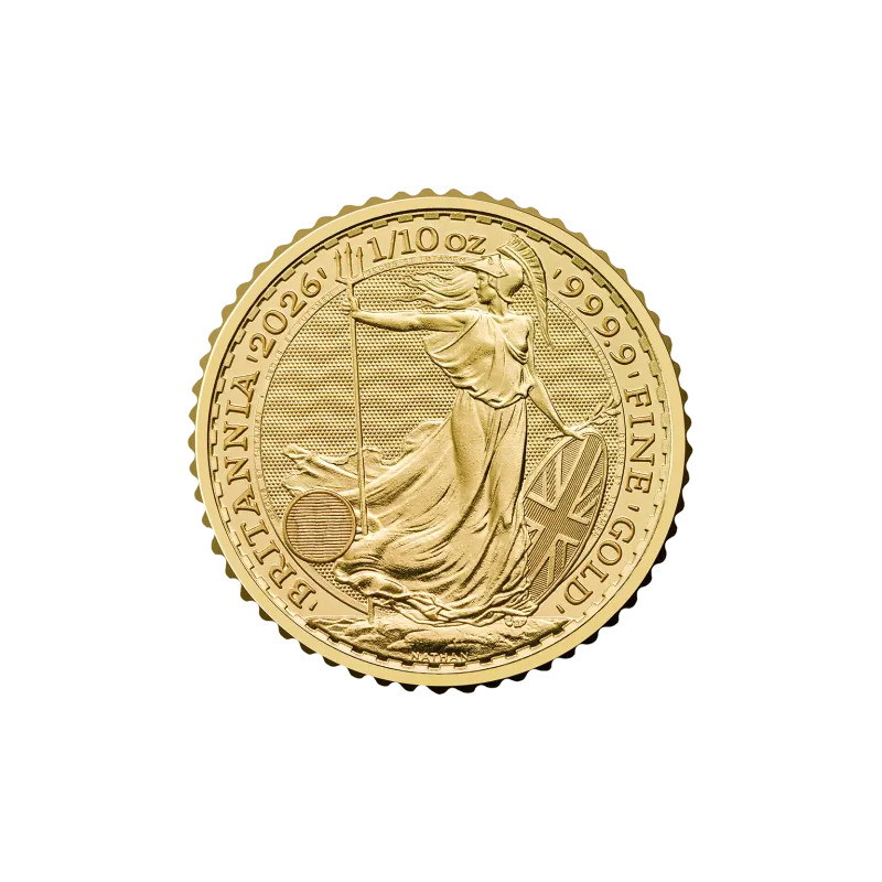Zlatá minca 1/10 Oz Britannia 2026