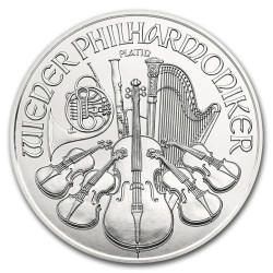 Platinová minca 1 Oz Wiener Philharmoniker 2018