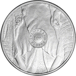 Platinová minca 1 Oz Big Five Elephant 2022