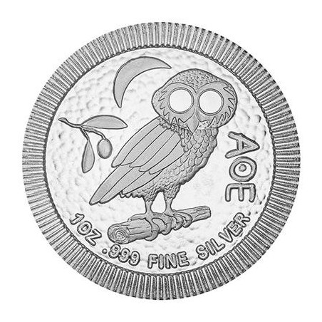 Strieborná minca 1 Oz Sova z Atén 2021