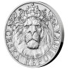 Strieborná minca 1 Oz Český lev 2022