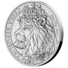 Strieborná minca 1 Oz Český lev 2021