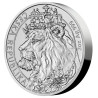 Strieborná minca 2 Oz Český lev 2021