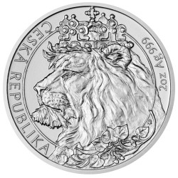 Strieborná minca 2 Oz Český...