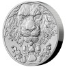 Strieborná minca 2 Oz Český Lev 2023