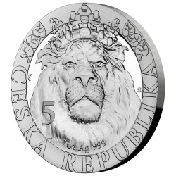 Strieborná minca 1 Oz Český lev 2022 Proof