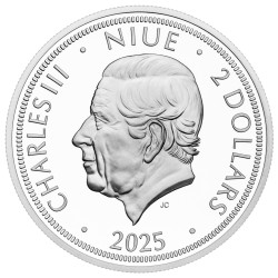 Strieborná minca 1 Oz Český lev 2025 Pozlátené