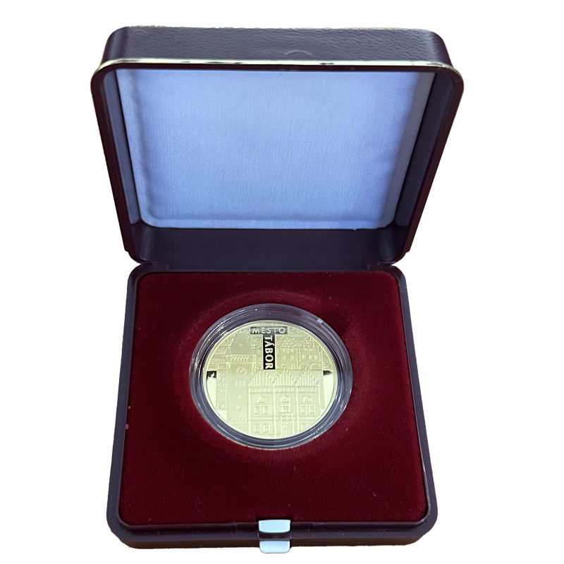Zlatá minca 1/2 Oz 5000 Kč Mestská pamiatková rezervácia Tábor 2025 Proof