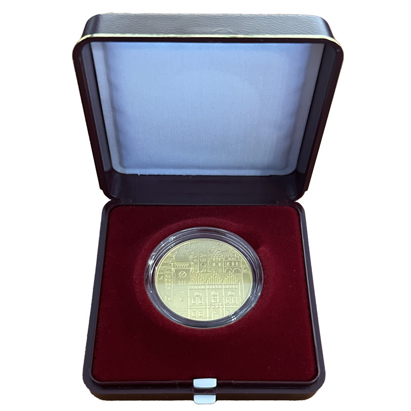 Zlatá minca 1/2 Oz 5000 Kč Mestská pamiatková rezervácia Tábor 2025 Standard