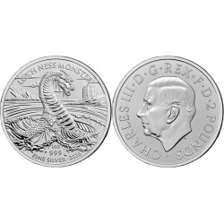 Strieborná minca 1 Oz Legendary Creatures Loch Ness Monster 2026