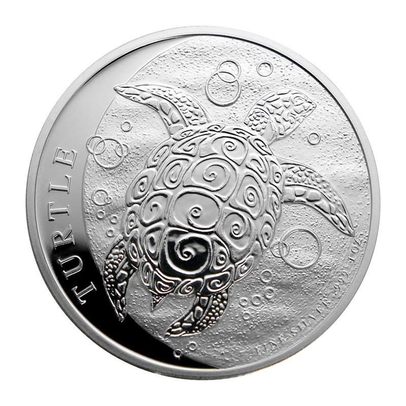 Strieborná minca 1 Oz Turtle 2021