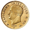 Zlatá minca 40 Lira Taliansko Napoleon I 1814