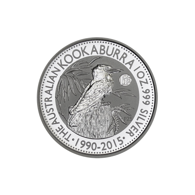 Strieborná minca 1 Oz Kookaburra 2015 (F15 Privy Mark)