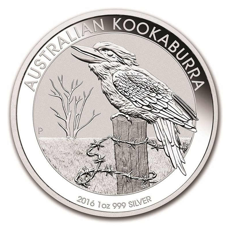 Strieborná minca 1 Oz Kookaburra 2016