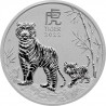 Strieborná minca 1/2 Oz Lunar Series III Year of the Tiger 2022