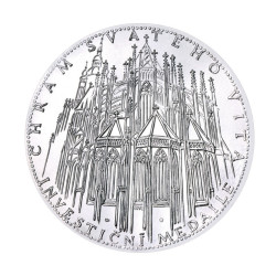 Platinová medaila 500 g Chrám Sv. Víta