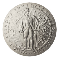 Platinová medaila 500 g Dóm sv.Václava v Olomouci