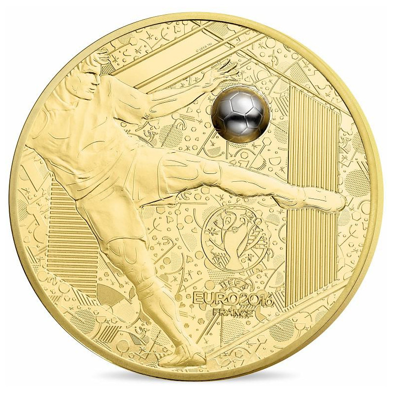 Zlatá minca 1 Oz Majstrovstvá Európy vo futbale FRANCE UEFA EURO 2016