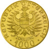 Zlatá minca 1000 Schilling Rakúsko Babenberger 1976