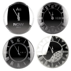 Súprava strieborných mincí...