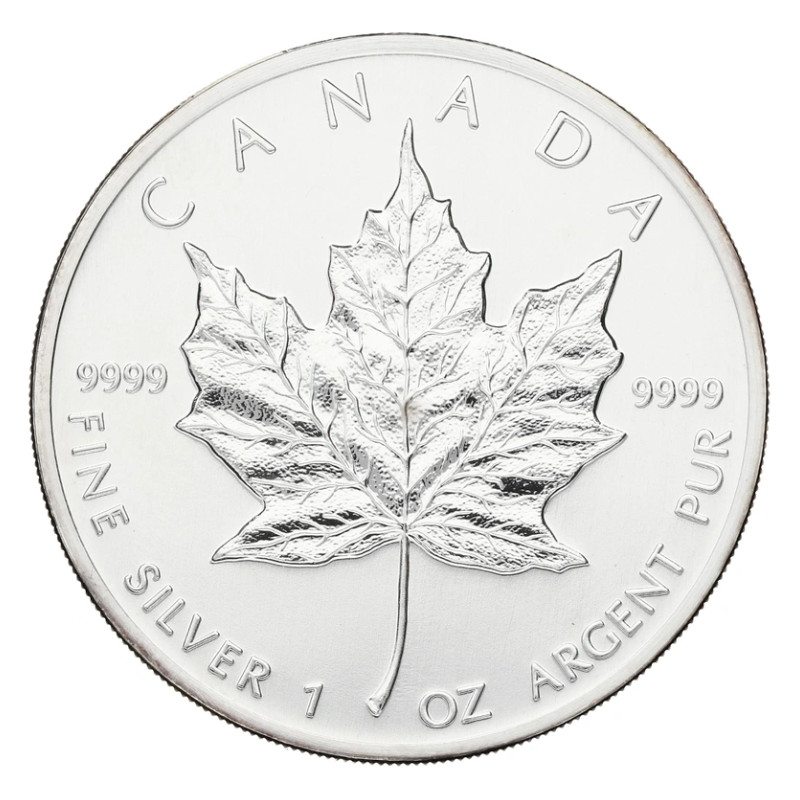 Strieborná minca Maple Leaf 1988