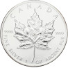 Strieborná minca Maple Leaf 1988
