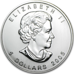 Strieborná minca Maple Leaf...