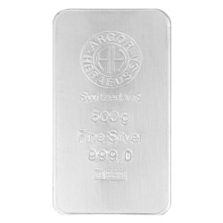 Strieborný zliatok 500 g Argor Heraeus razený