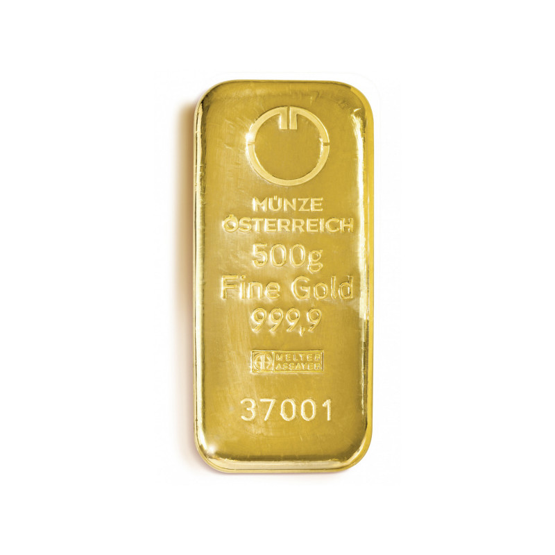 Zlatý zliatok 500 g Münze Österreich