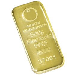 Zlatý zliatok 500 g Münze Österreich