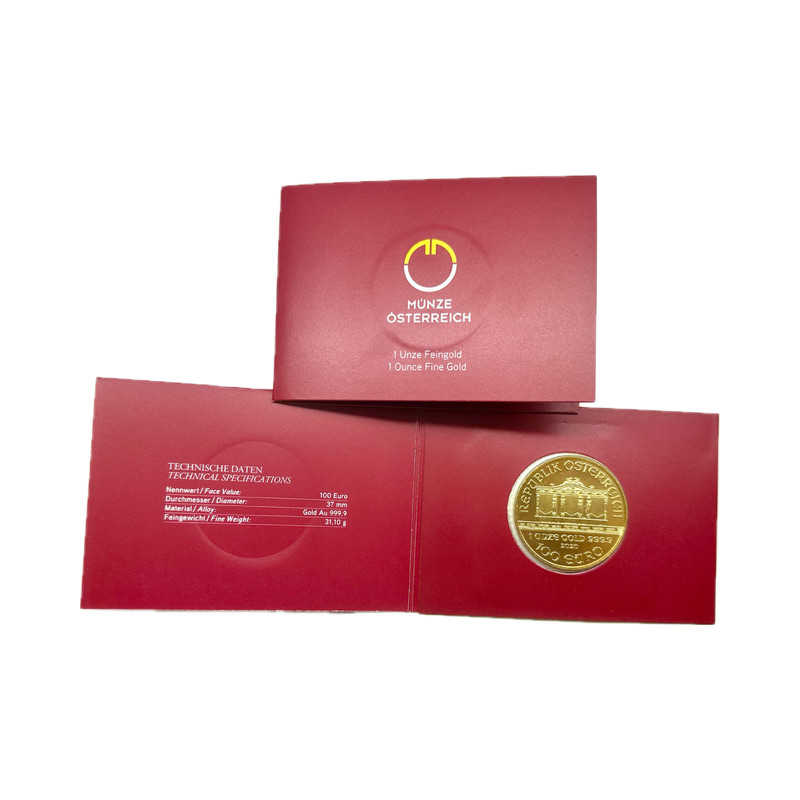 Zlatá minca 1 Oz Wiener Philharmoniker 2020 (v darčekovej karte)