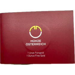 Zlatá minca 1 Oz Wiener Philharmoniker 2020 (v darčekovej karte)