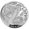 Strieborná minca 1 Oz Pitcairn Island Lunar Year of the Snake 2025