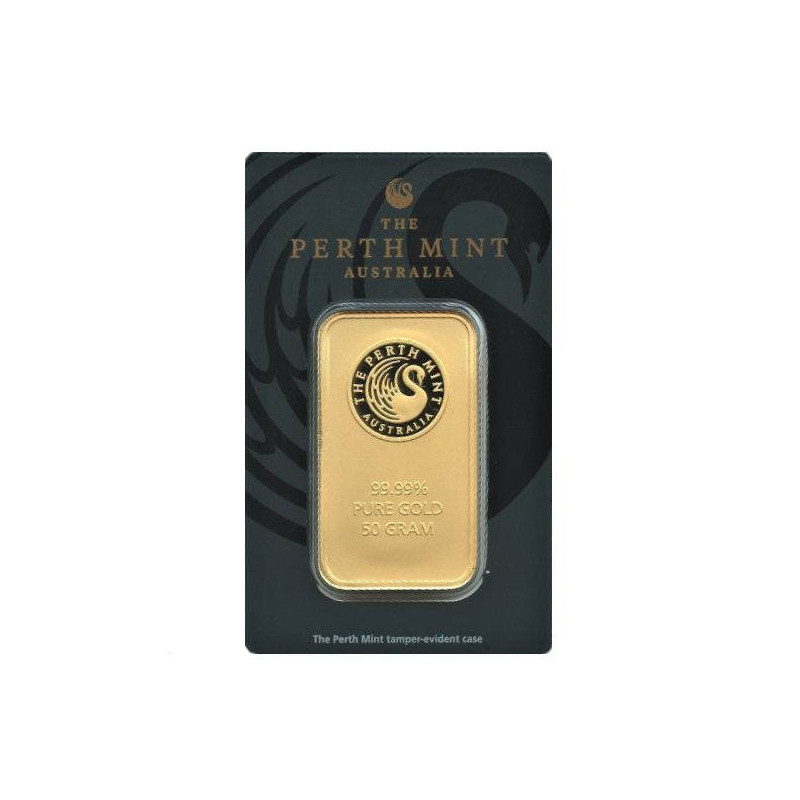 Zlatý zliatok 50 g Perth Mint