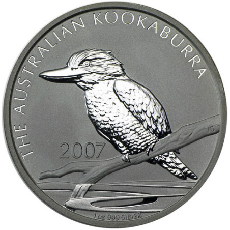 Strieborná minca 1 Oz Kookaburra 2007