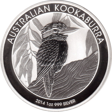 Strieborná minca 1 Oz Kookaburra 2014