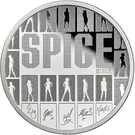 Strieborná minca 2 Oz Music Legends Spice Girls 2026