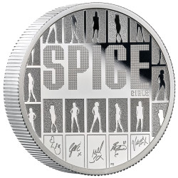 Strieborná minca 2 Oz Music Legends Spice Girls 2026