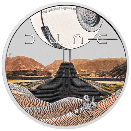 Strieborná minca 1 Oz DUNE Arrakis 2026 Kolorovaná