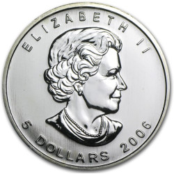 Strieborná minca Maple Leaf...