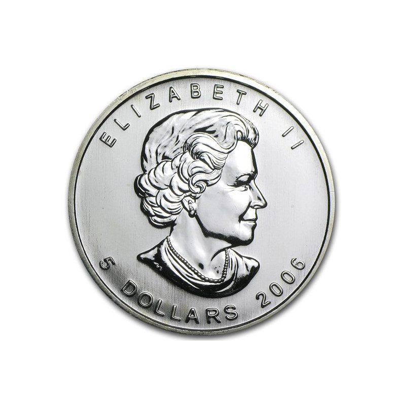 Strieborná minca Maple Leaf 2006