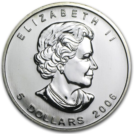 Strieborná minca Maple Leaf 2006