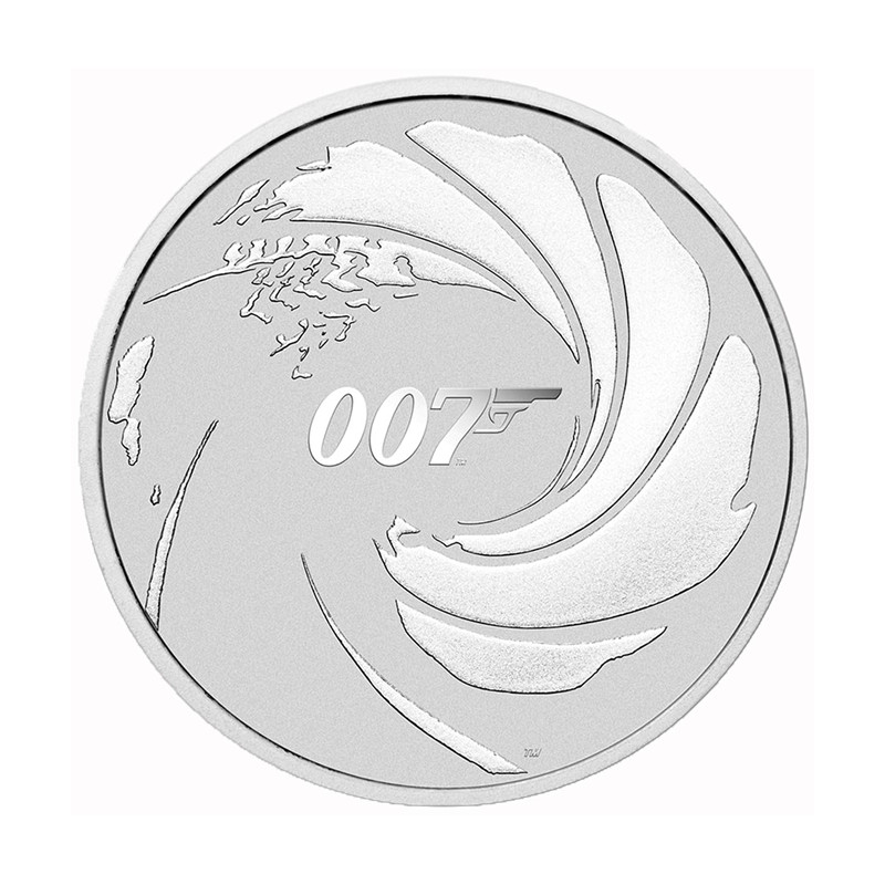 Strieborná minca 1 Oz James Bond 007 (2020)