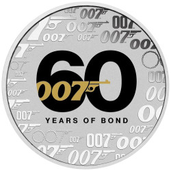 Strieborná minca 1 Oz James...