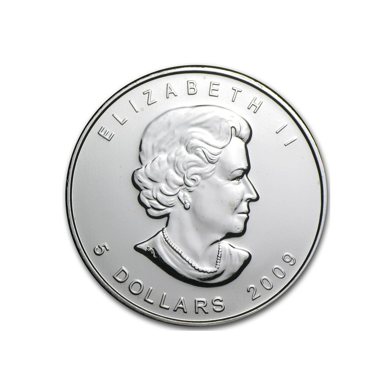 Strieborná minca Maple Leaf  2009
