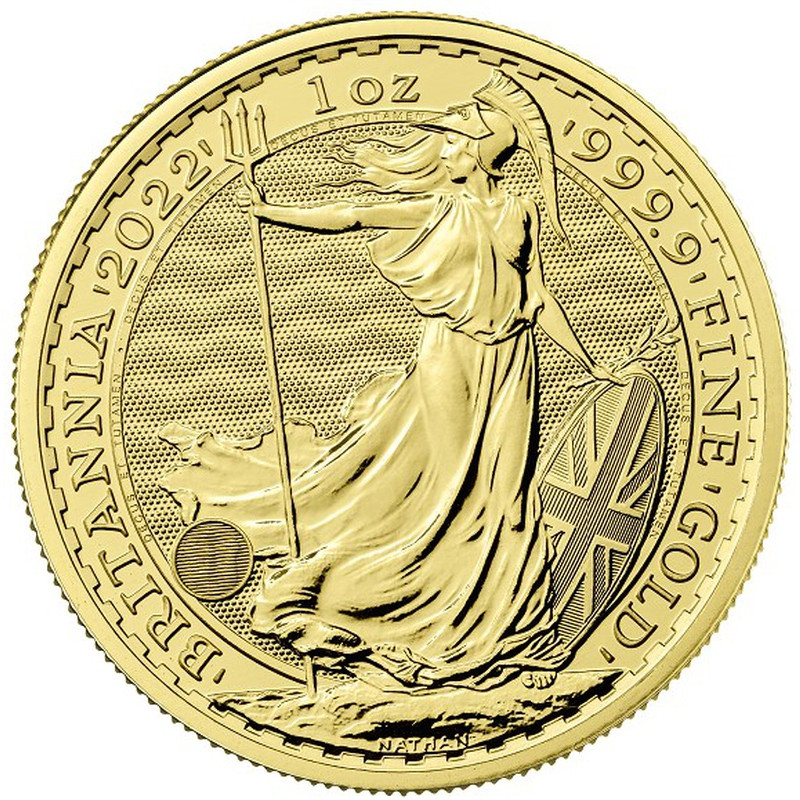 Zlatá minca 1 Oz Britannia 2022