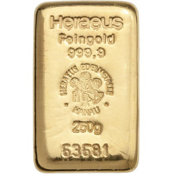 Zlatá tehlička 250 g Heraeus