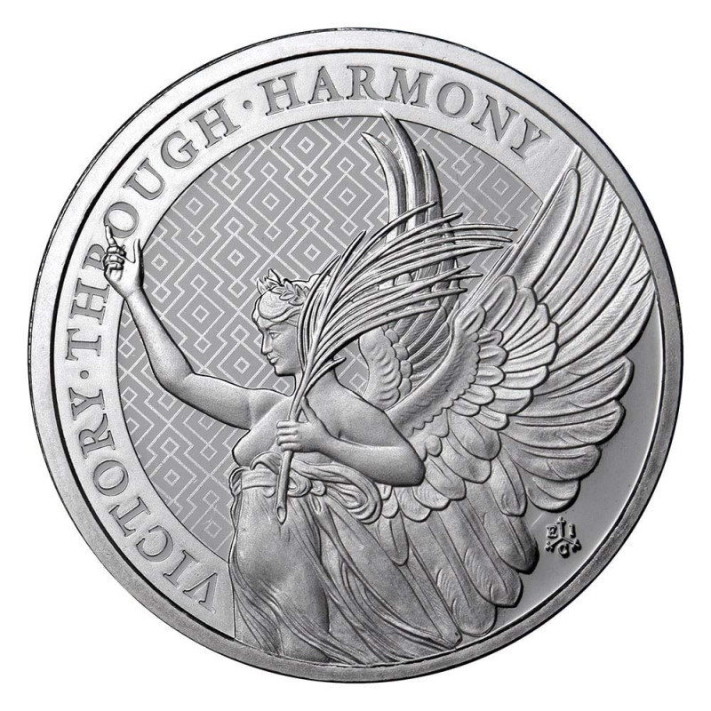 Strieborná minca 1 Oz Victory through Harmony 2021